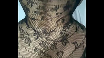Close up of a creampie in the bootie of a mature damsel in underwear