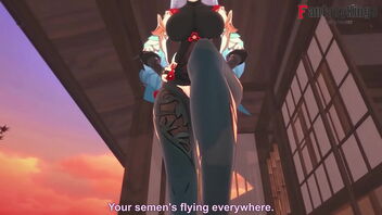 Full movie of Shenhe's sole fetish in Genshin Impact on PTRN Fantasy3