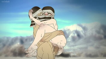 Kakushi of *telehab* gets some ease from cold on the mountains with a super-hot scene from Hentai satan slayer